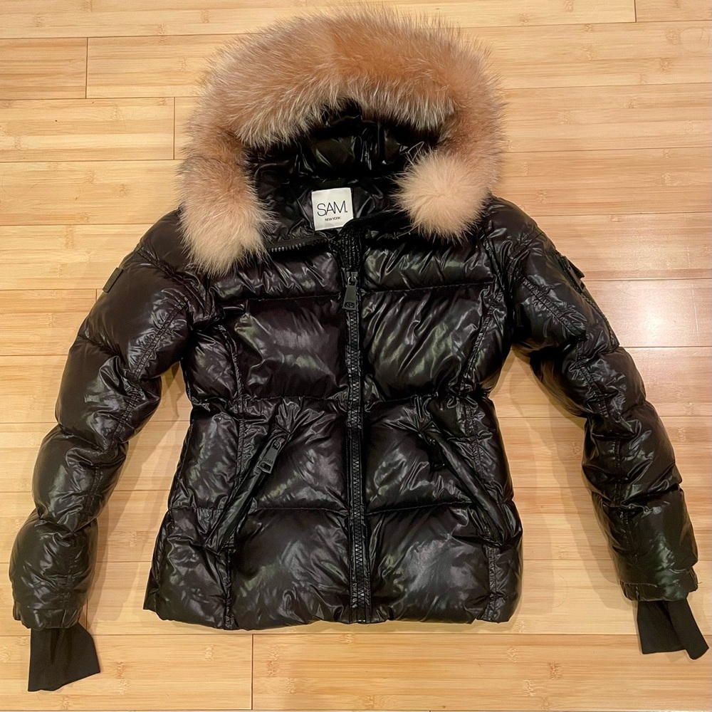 ✨SAM BLAKE GLOSSY JACKET IN EXCELLENT CONDITION
